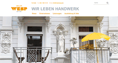 Desktop Screenshot of malerwesp.de